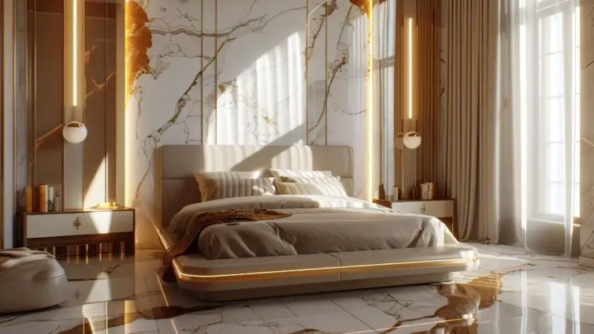Premium Bedroom marble design