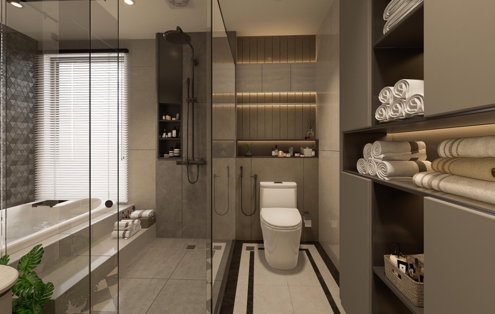 Modern Luxury Bathroom Design for interior